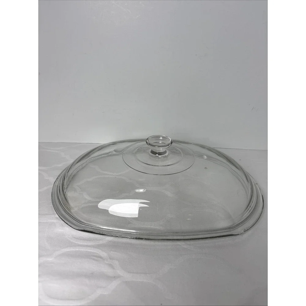 Original Rival Crock Pot Oval Glass Cover Lid Only  3860 3745 3755 3756 Chipped